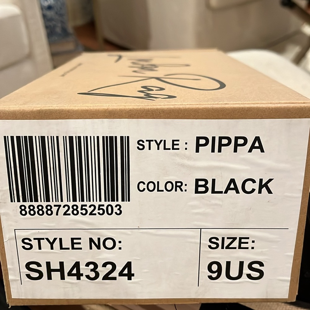 London Rag Black Pippa Suede Flat Loafers/NIB/9 - Picture 11 of 11
